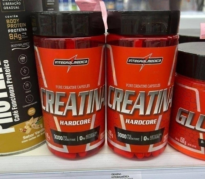 Creatina Hardcore 120 Cápsulas Integralmedica