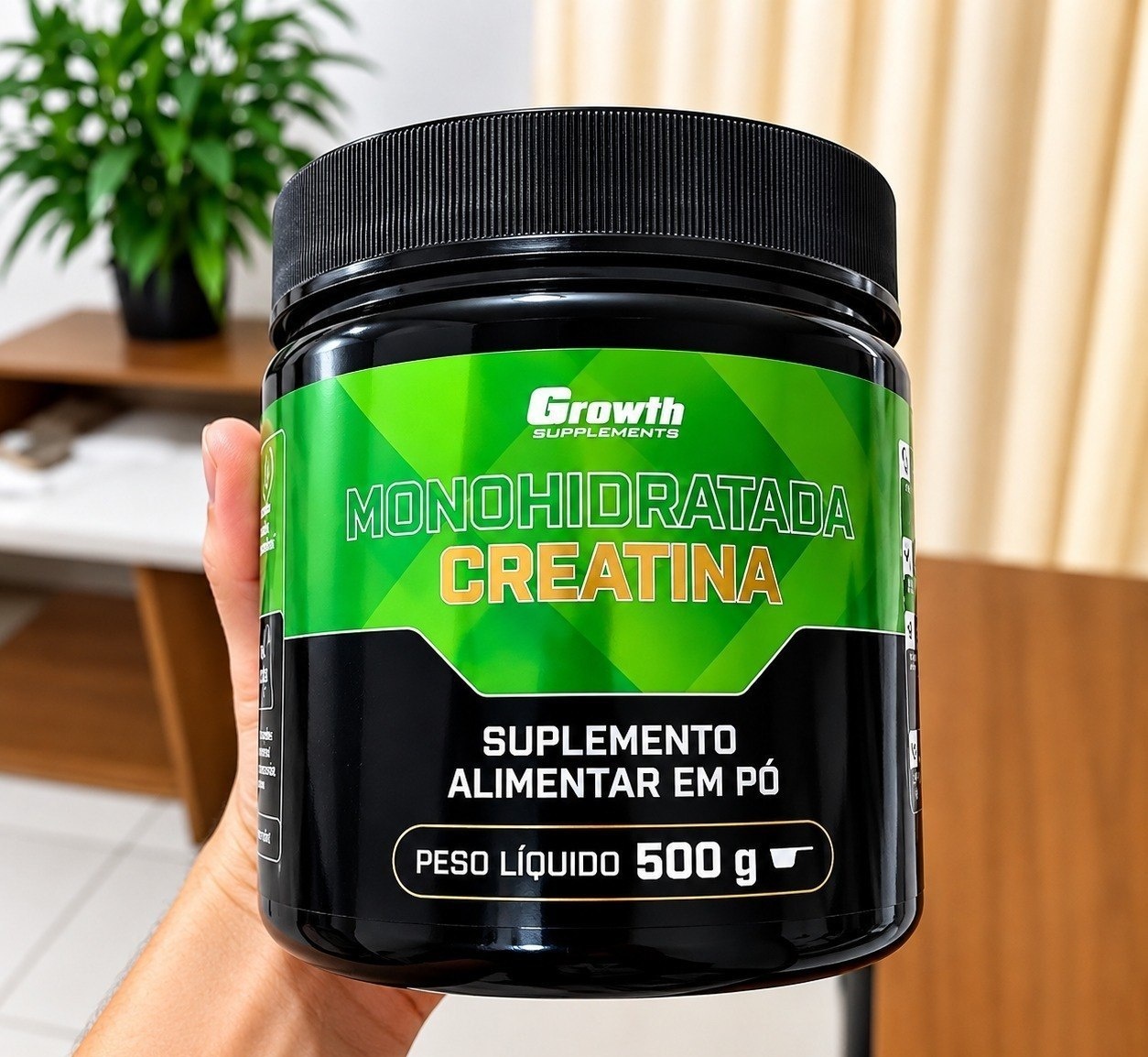 Creatina 100 Pura Growth 500g