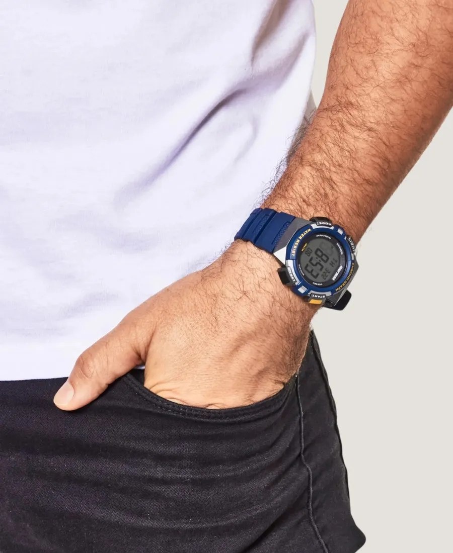 Relógio Digital Mormaii Molcdaar8a Azul Design Esportivo e Resistente à Água
