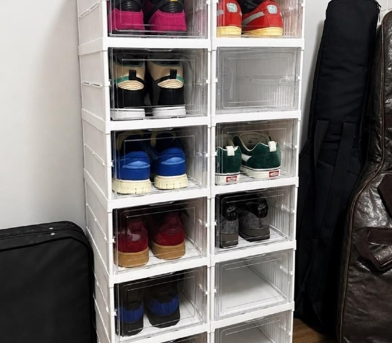 Sapateira Organizador Sapatos Empilhável Vertical 6 Andares