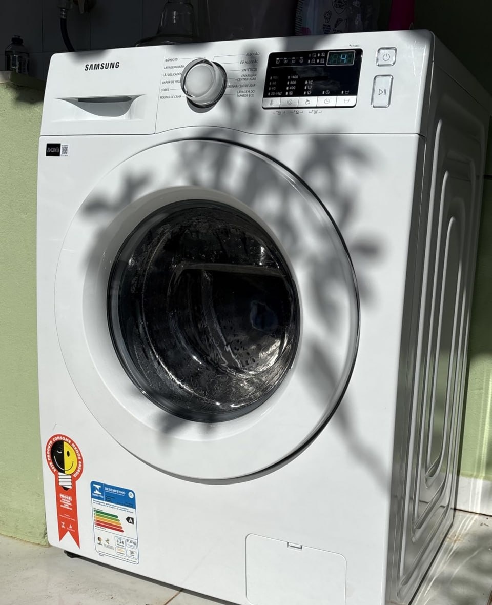 Lavadora Digital Inverter Samsung WW11T Branca 11kg
