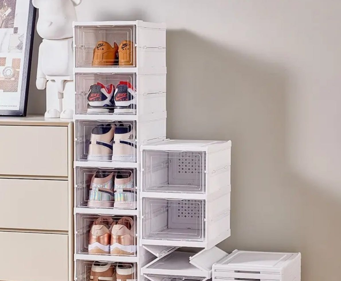 Sapateira Organizador Sapatos Empilhável Vertical 6 Andares