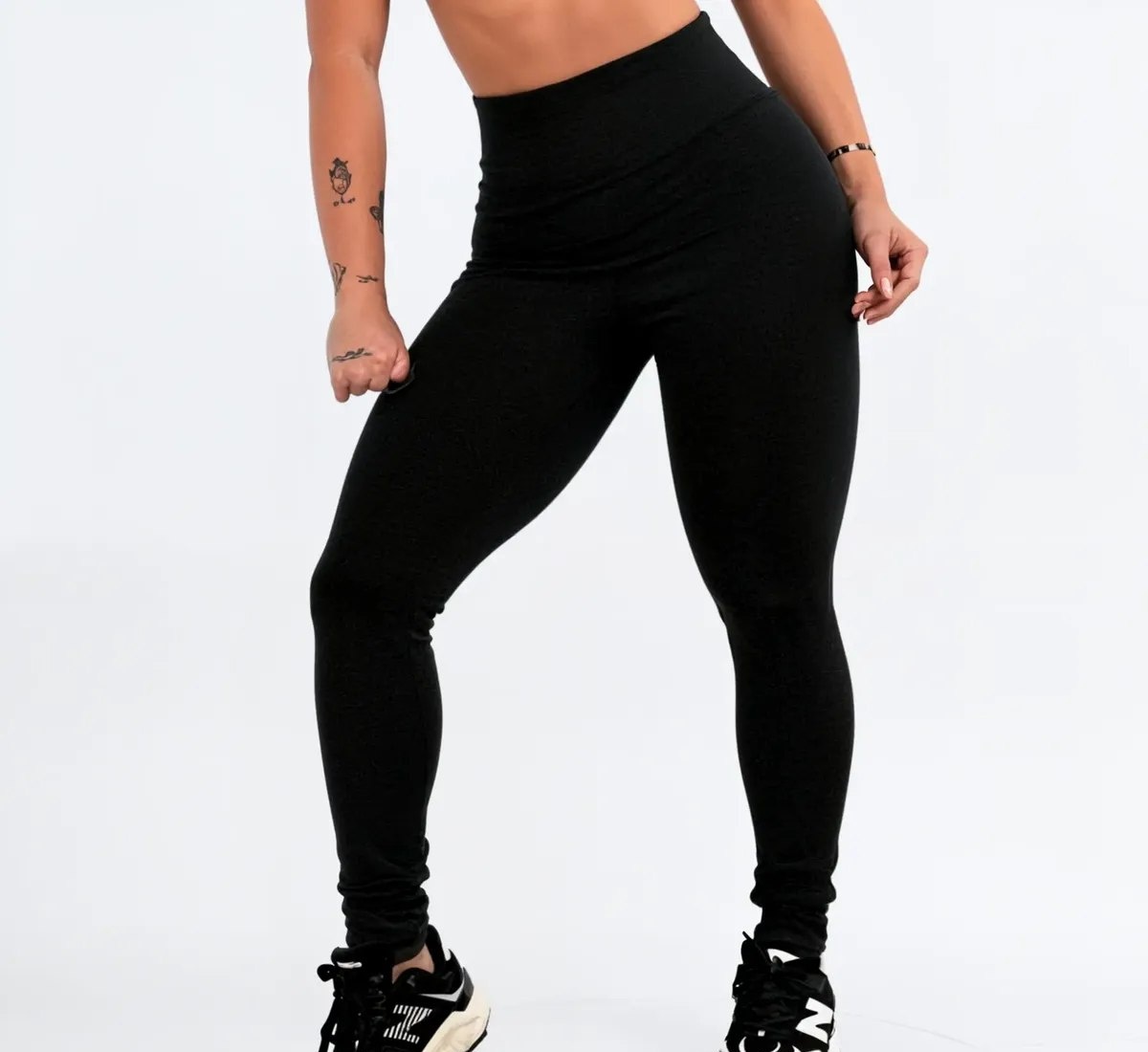 Calça Legging Leg Zero Transparência Cintura Alta Academia