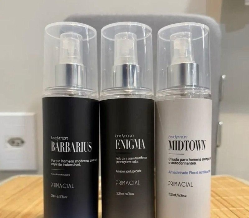 Kit Body Splash Barbarius  Enigma  Midtown 200ml