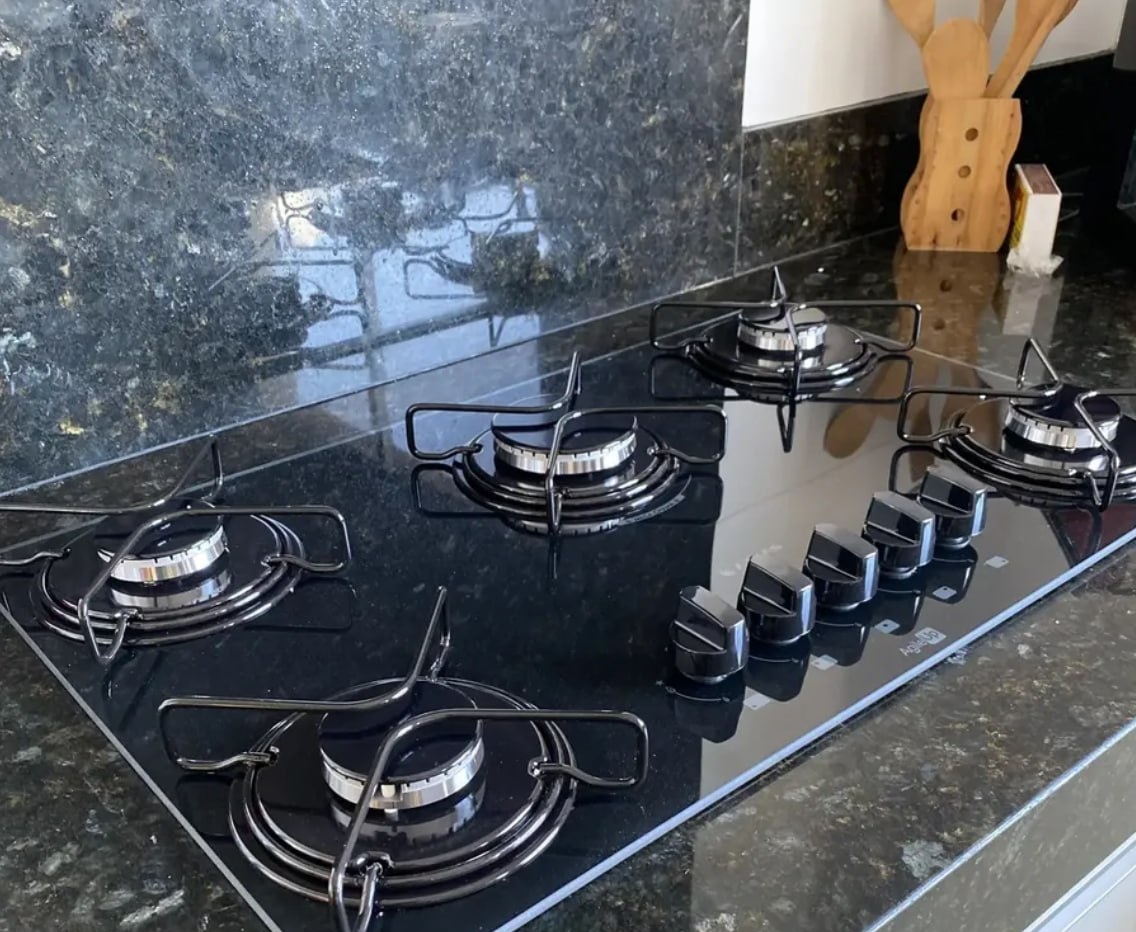 Cooktop 5 Bocas Mesa De Vidro Atlas Agile Up Bivolt