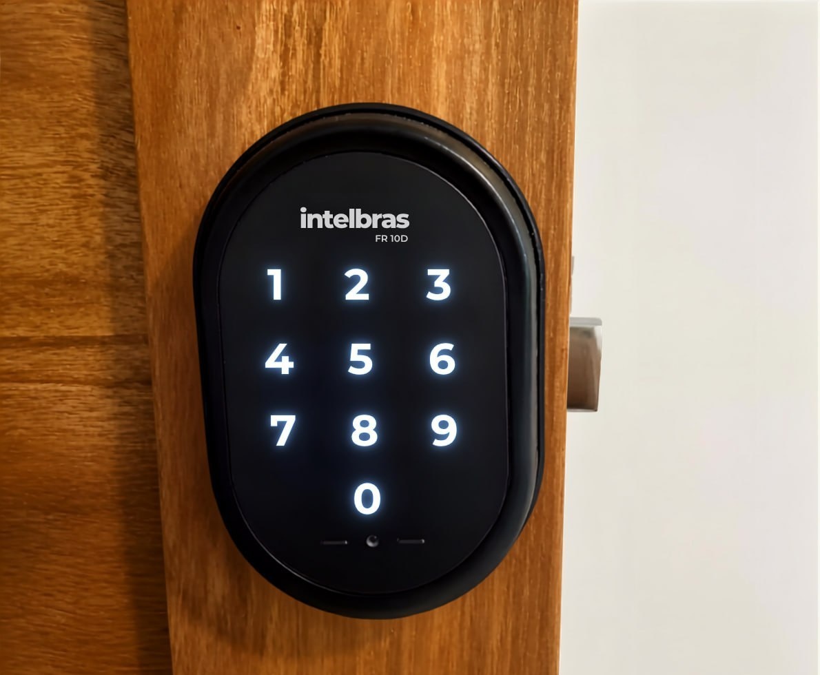 Fechadura Digital De Sobrepor Fr 102 Intelbras