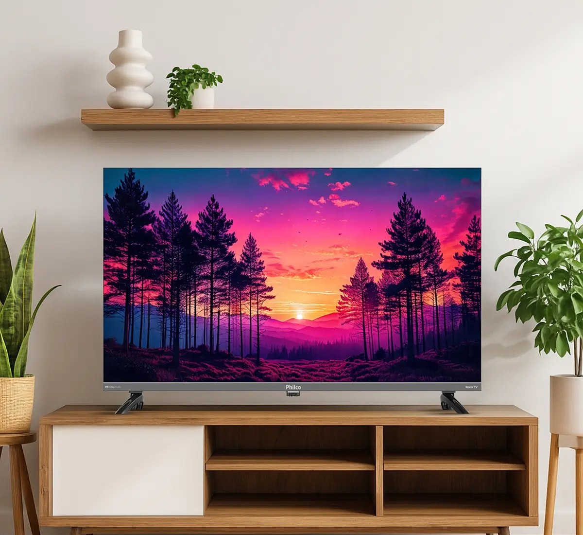 Smart Tv 43 Philco P43vik Roku Led Dolby Audio Wi-fi Hdmi Hdr Full Hd 110220v