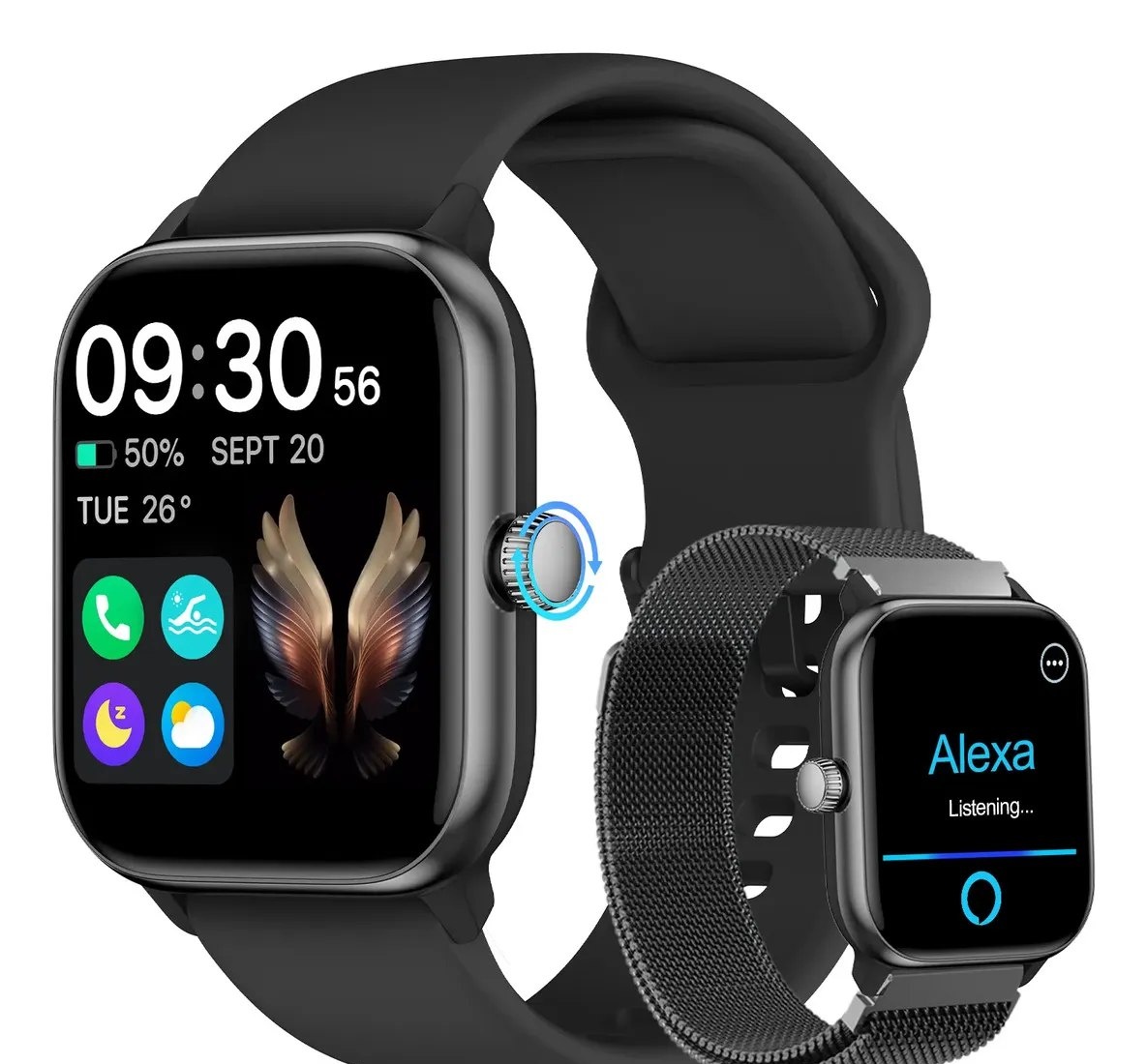 Relógio Inteligente Smartwatch Alexa Chamadas Bluetooth NOVANTE