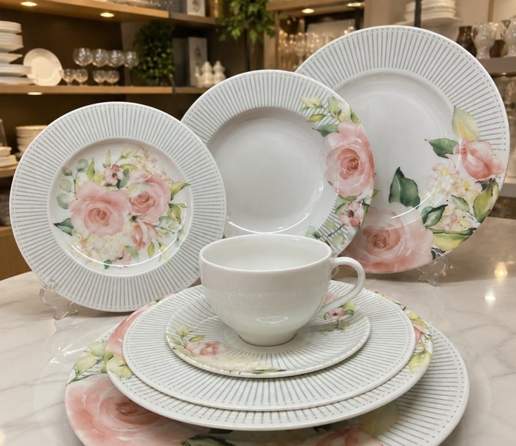 Aparelho De Jantar Tramontina Ornatta 20 Peças Branco
