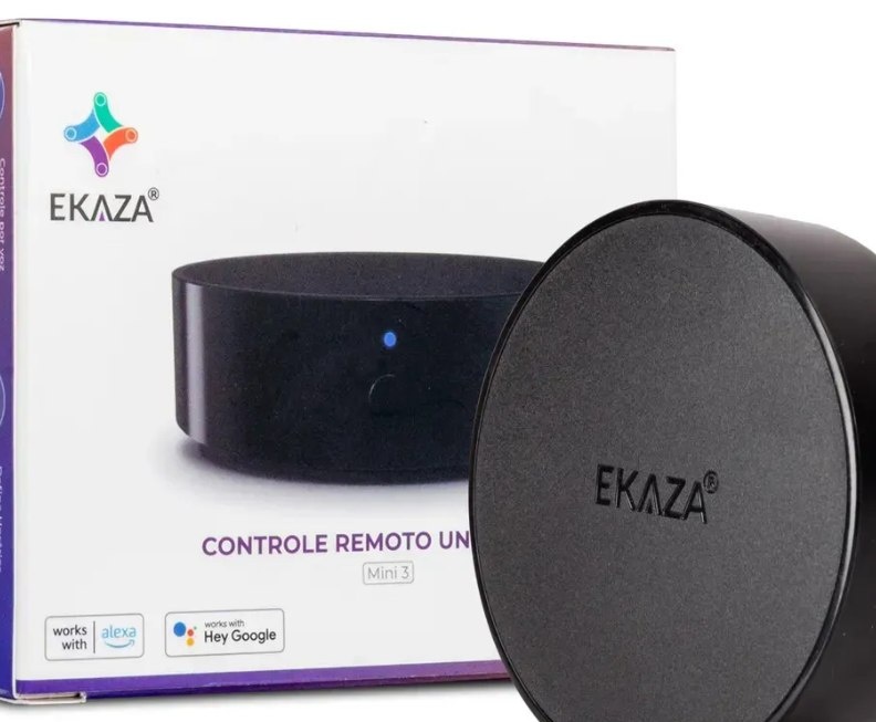 Controle Remoto Inteligente WiFi Mini 3 Ekaza Universal Infravermelho Tuya Smart Life
