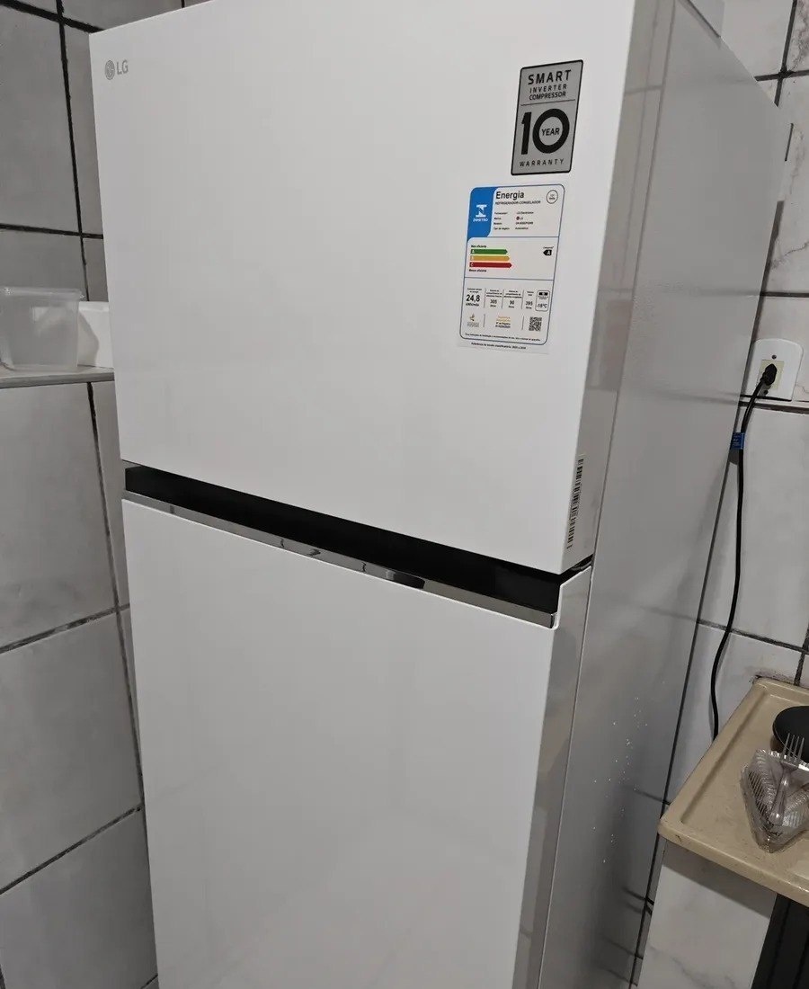 Geladeira LG Frost Free Inverter 395L Duplex 220V