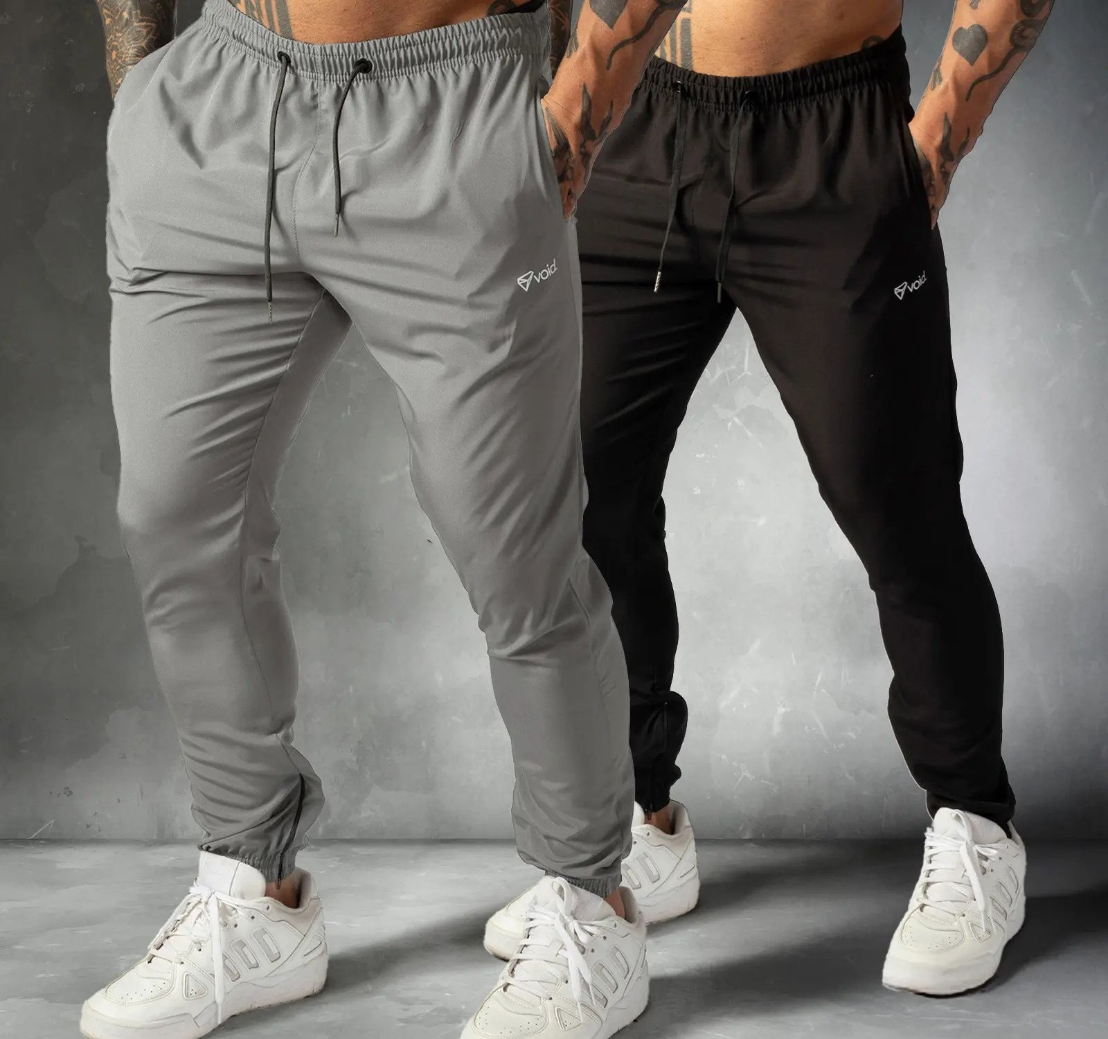 Kit 2 Calças Jogger Tactel Com Elastano Impulse