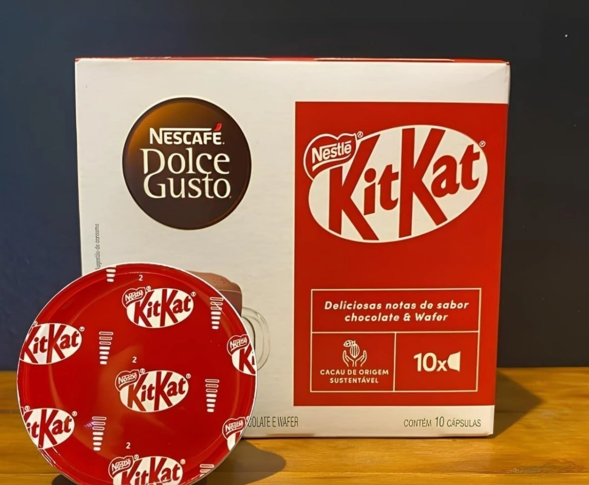 Café em Cápsula Nescafé Dolce Gusto KitKat 10 Cápsulas