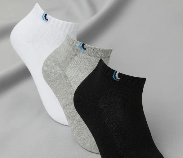 Kit 6 Pares De Meias Cano Curto Unissex Sport Lupo