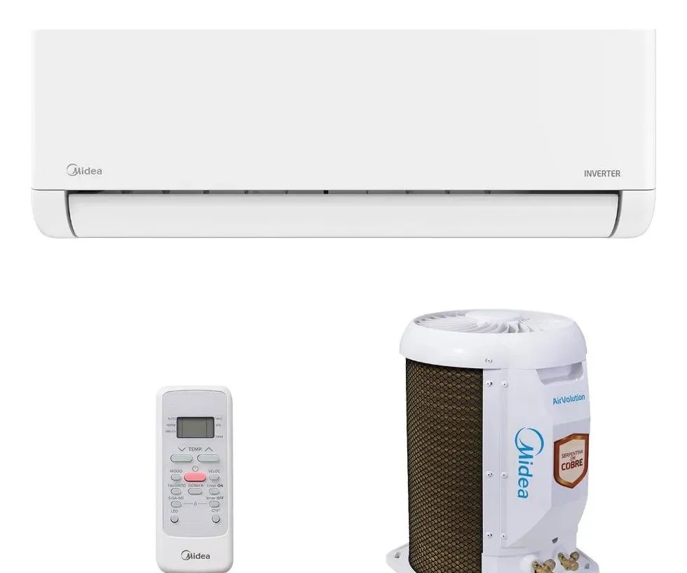 Ar Split Inverter 12000 Midea Airvolution Lite Frio 38TBVCA12M5