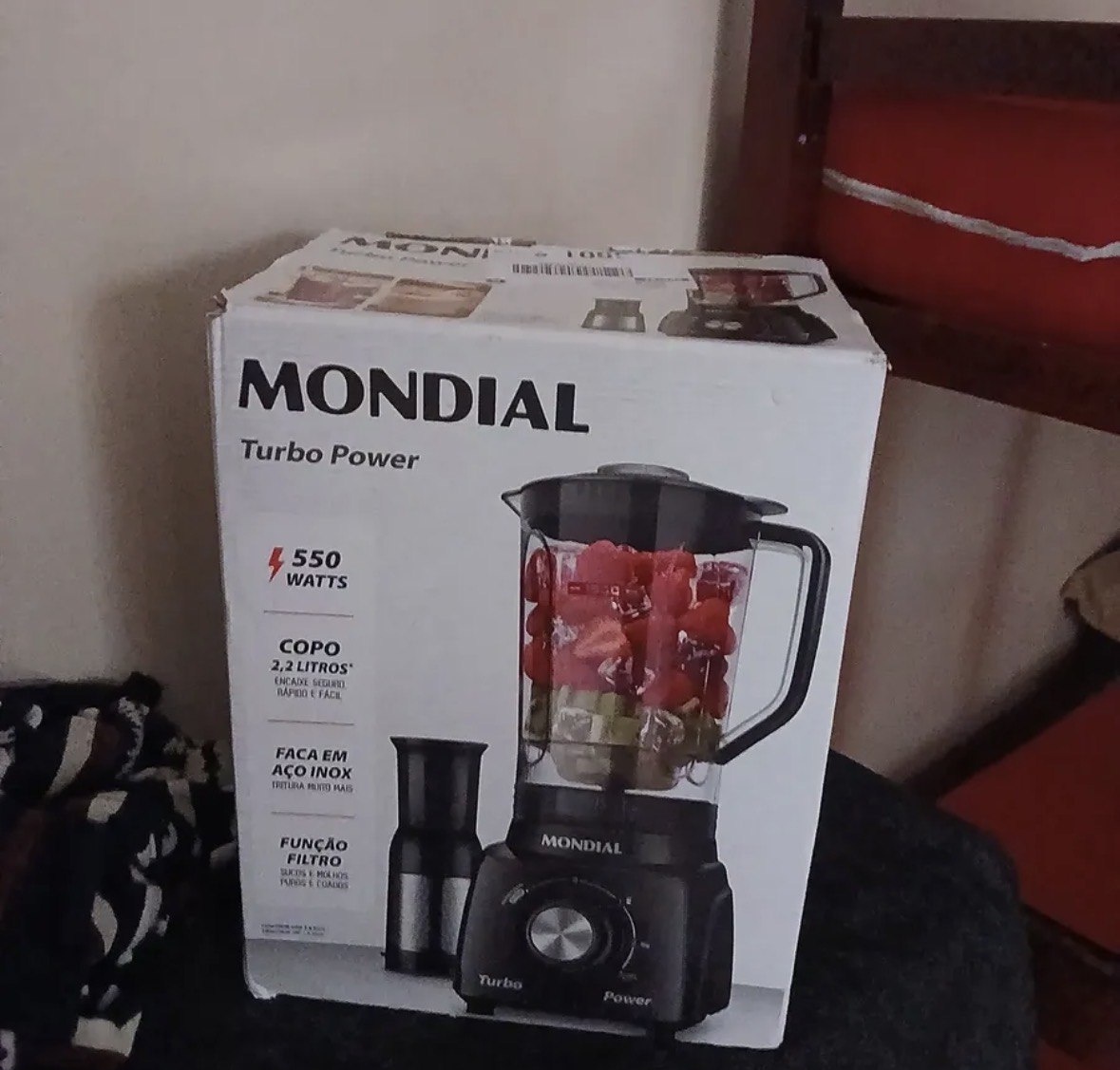 Liquidificador Turbo Power Mondial 550W - L-99 FB