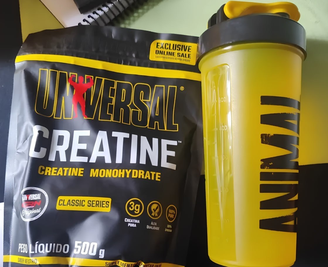 Suplemento Creatina Monohidratada 500g Refil  Coqueteleira - Universal Nutrition