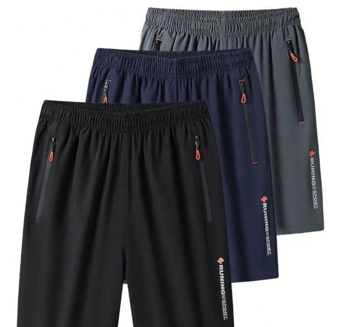 Kit 3 Bermudas Dry Fit De Seda Gelada  Esportivas Premium