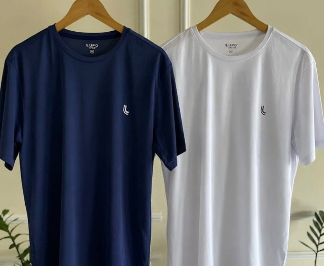 Kit 2 Camisetas Dry Fit Lupo