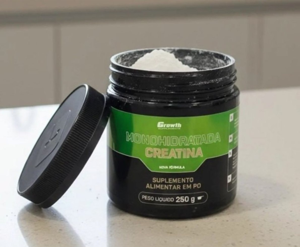 Creatina Monohidratada Growth Supplements Sem Sabor 250g