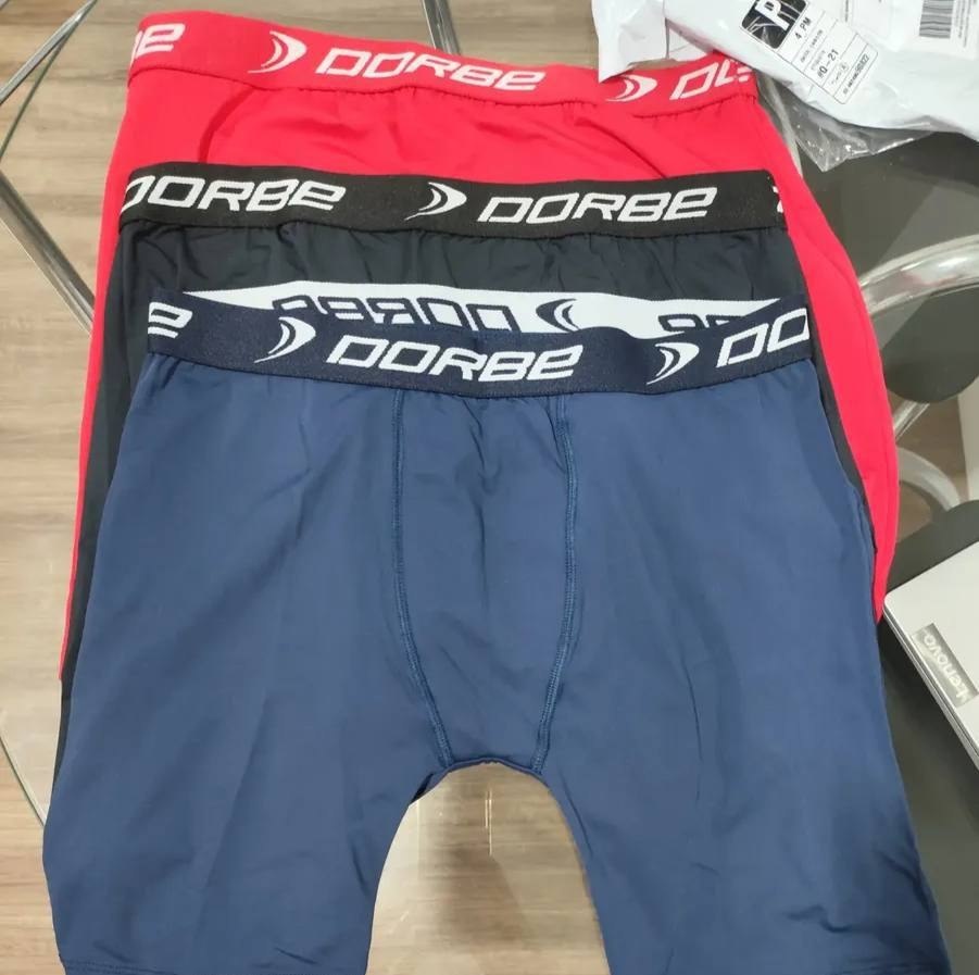 Kit 3 Cuecas Poliamida Long Leg Dorbe Comprida