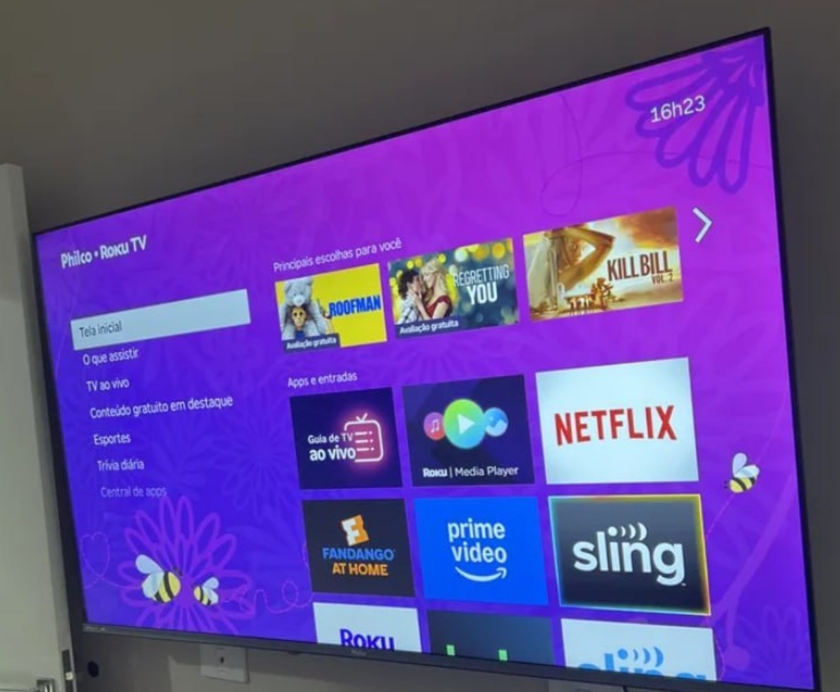 Smart TV Philco 60 P60VIK 4K UHD LED Roku Dolby Audio