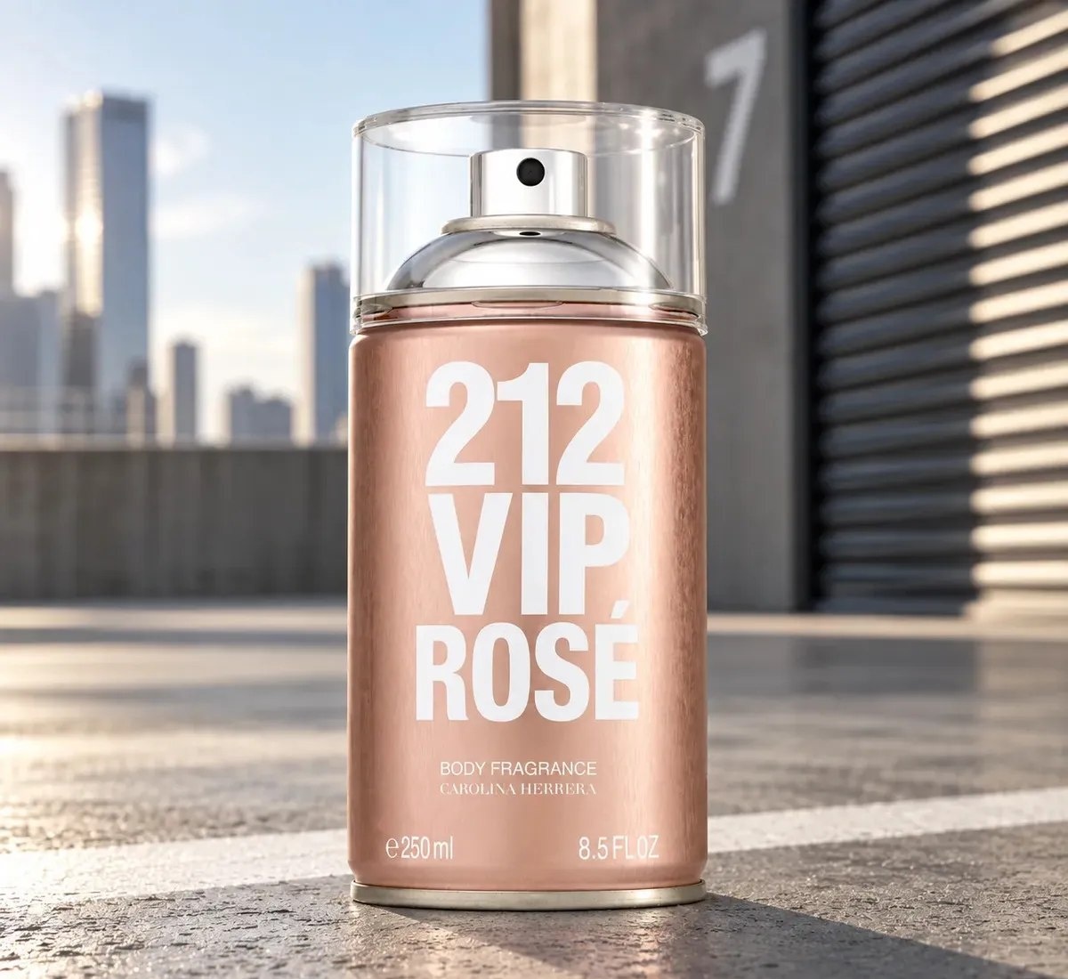 Body Spray Carolina Herrera 212 Vip Rosé 250ml Feminino