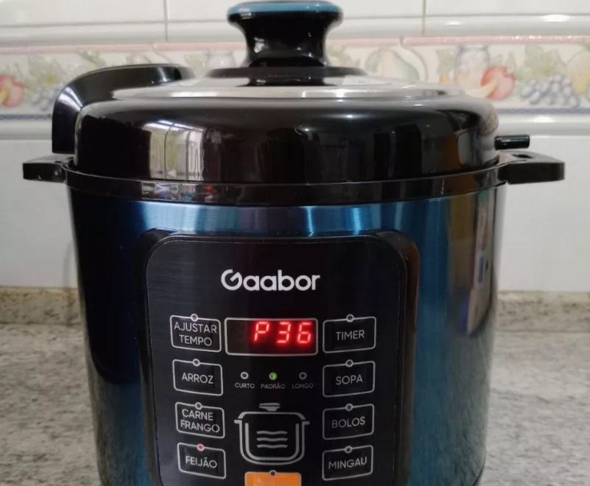 Panela Pressão Elétrica Gaabor 6L Multifuncional Digital