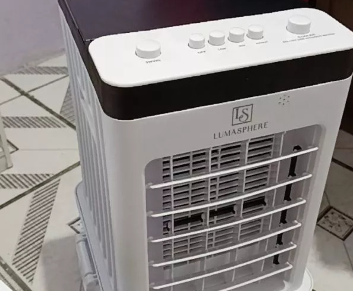 Climatizador Portátil Evaporativo 3 Velocidades com Umidificador 9L