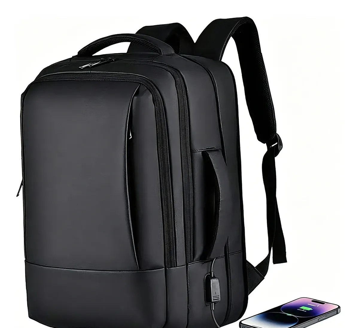 Mochila Dos Homens Com Faixa Impermeável Para Expansão