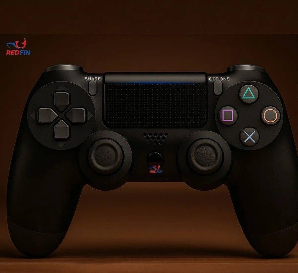 Controle Sem Fio Joystick Genérico Bluetooth Compatível para PS4, TV Samsung, PC, Gamer, Smart TV e Celular