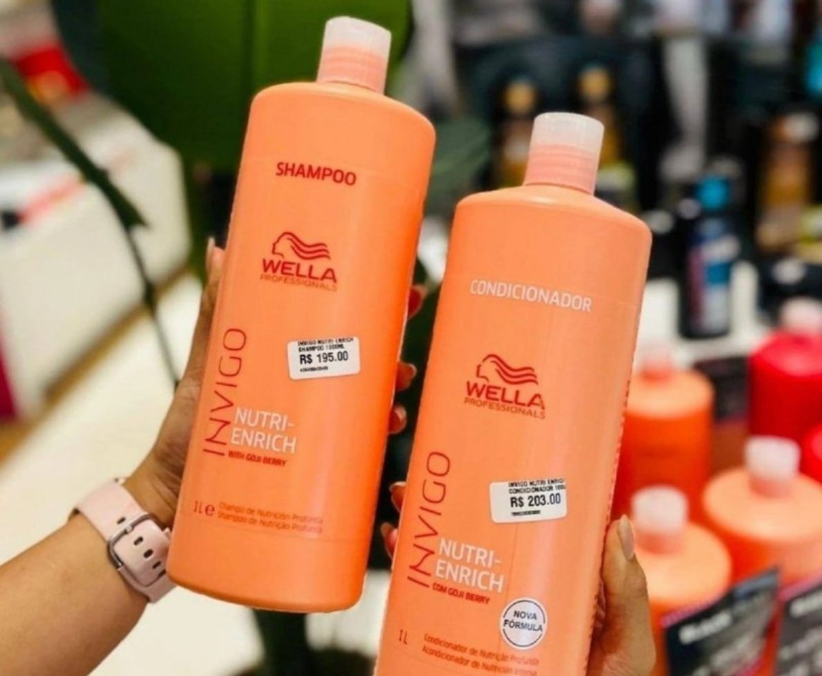 Kit Wella Invigo Nutri Enrich Shampoo e Condicionador 2L