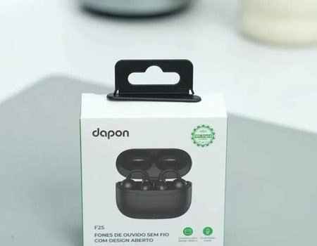 Fone Open Ear Dapon DPF25 Bluetooth 6.0 Sem Fio com Microfone ENC
