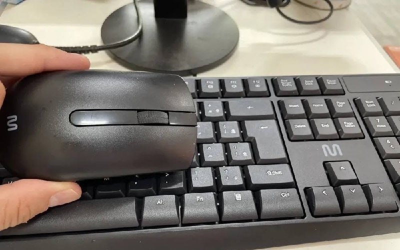 Kit Teclado e Mouse Sem Fio Slim Multilaser