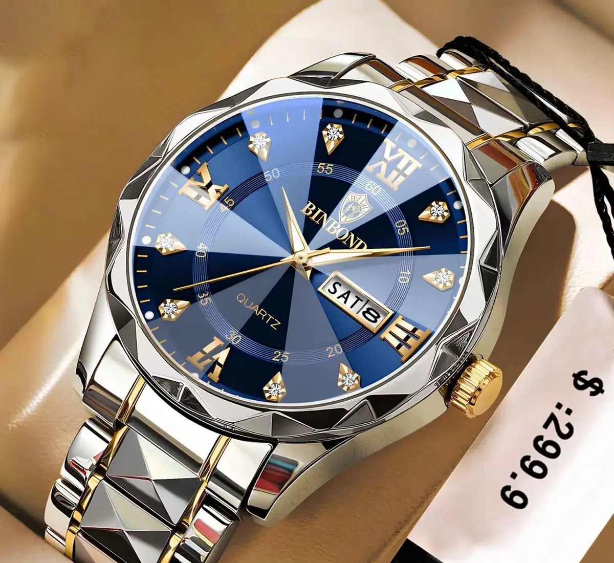 Relógio de Pulso Masculino Quartzo Original Luxo Negócios