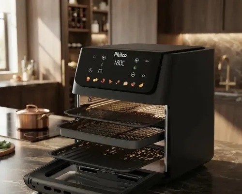 Fritadeira Air Fryer Philco 16 Litros Paf16c Preto 220v