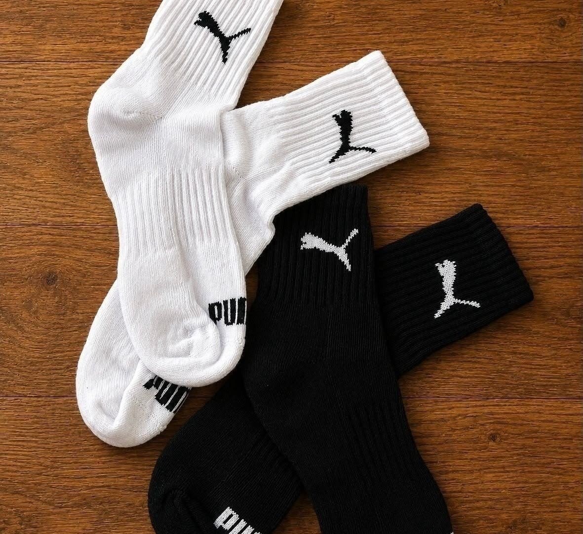 Kit com 6 Pares de Meias Puma Cano Médio Alto