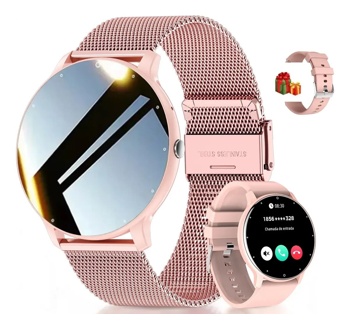 Smartwatch Feminino Relógio Inteligente Esportivo Original