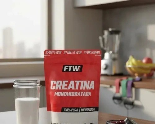 Creatina Monohidratada Pura 500g Refil FTW