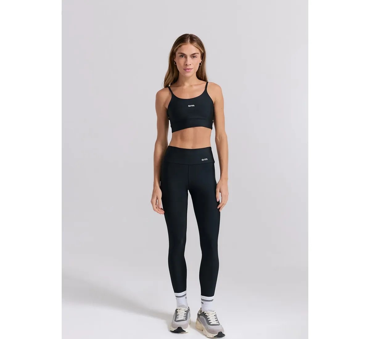 Conjunto Feminino Fitness Compact Top e Legging ARM