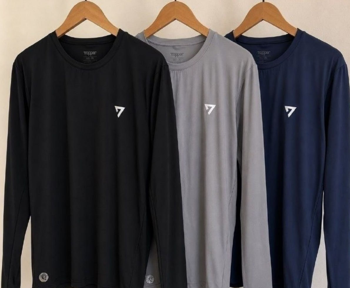 Kit 3 Camisetas Térmicas UV50