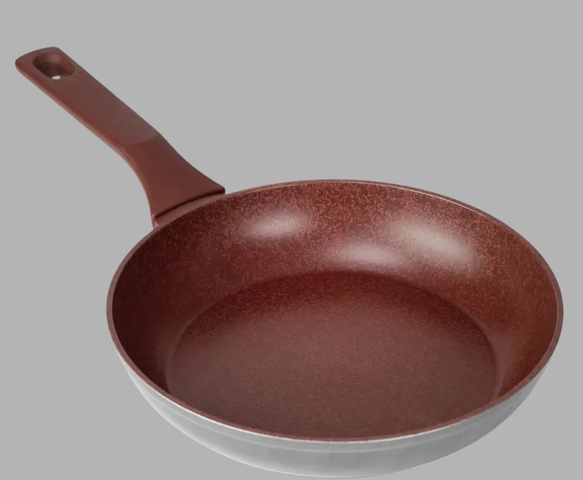 Frigideira 24cm Indução Antiaderente Kosmos Vermelha - Oikos