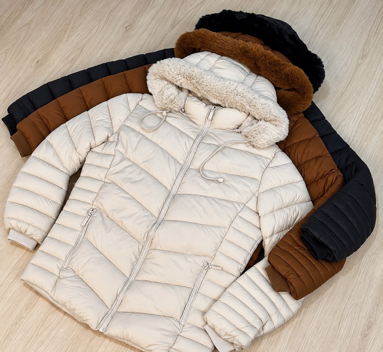 Jaqueta Puffer Bobojaco Capuz Nylon Forrada Feminina
