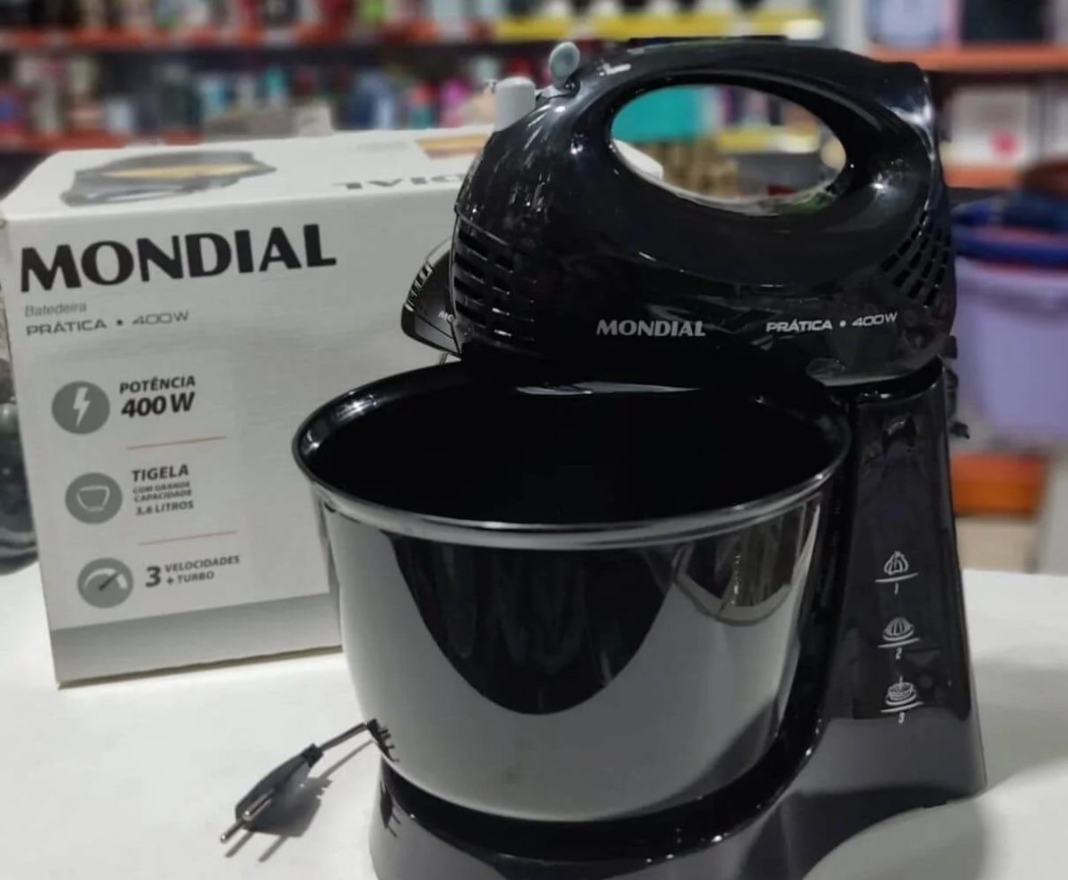 Batedeira Mondial 400W 3 Velocidades