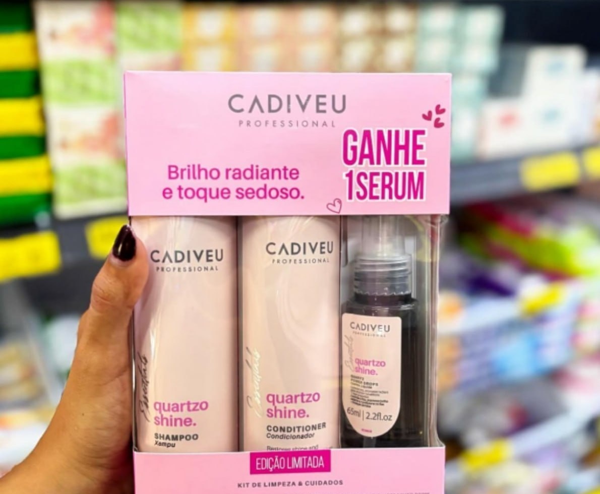 Cadiveu Professional Kit Quartzo Shine 3 Produtos