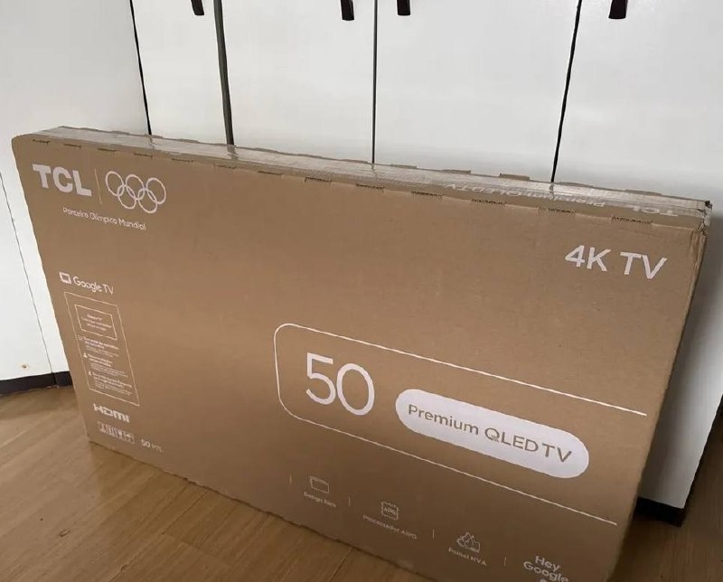 Smart TV TCL 50 QLED 4K P7L Wi-Fi Bluetooth Google TV HDR10 60Hz AiPQ 50P7L
