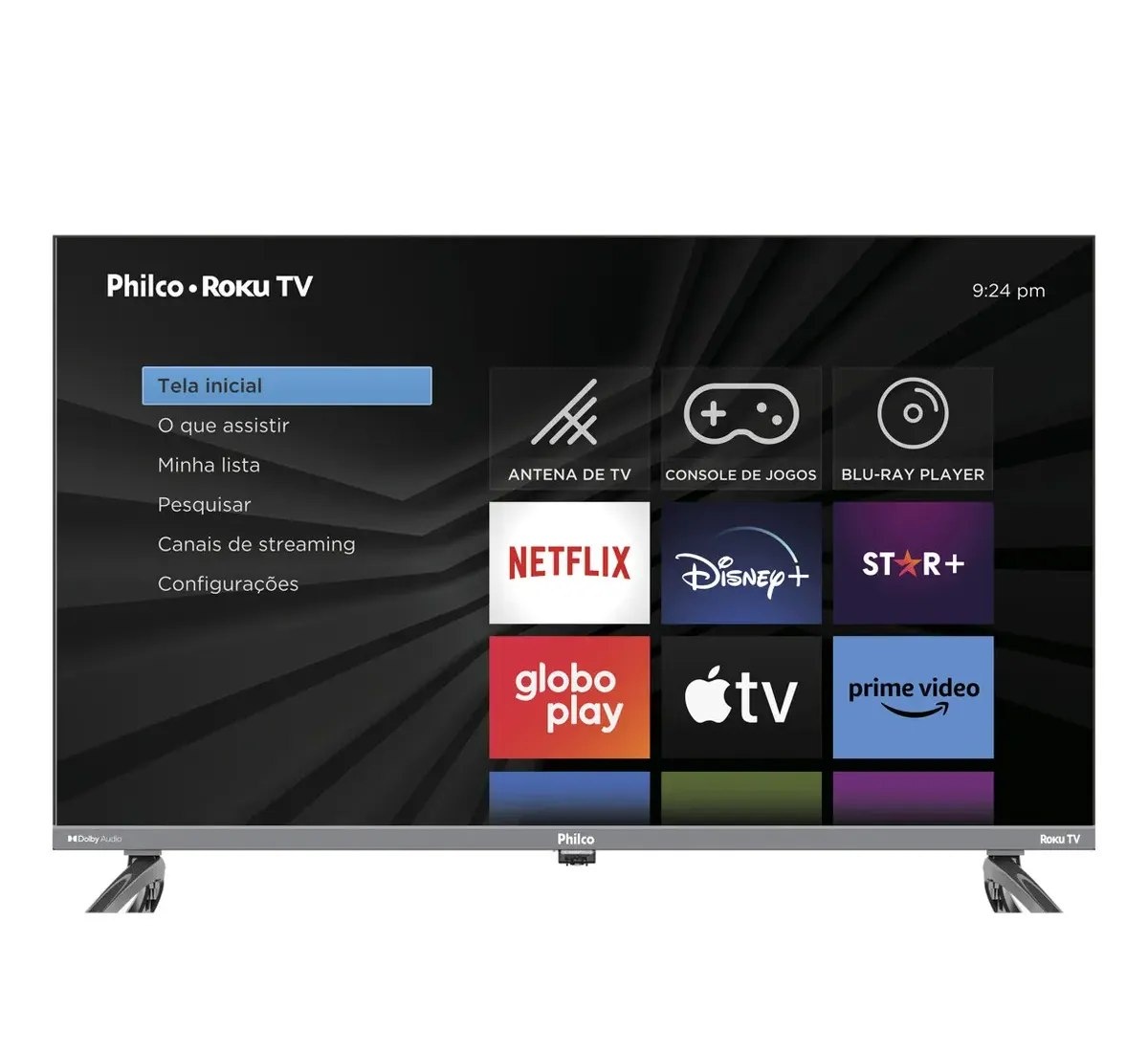 Smart TV 32 Philco P32VIK Roku LED Dolby Audio HDR Wi-Fi 110220V