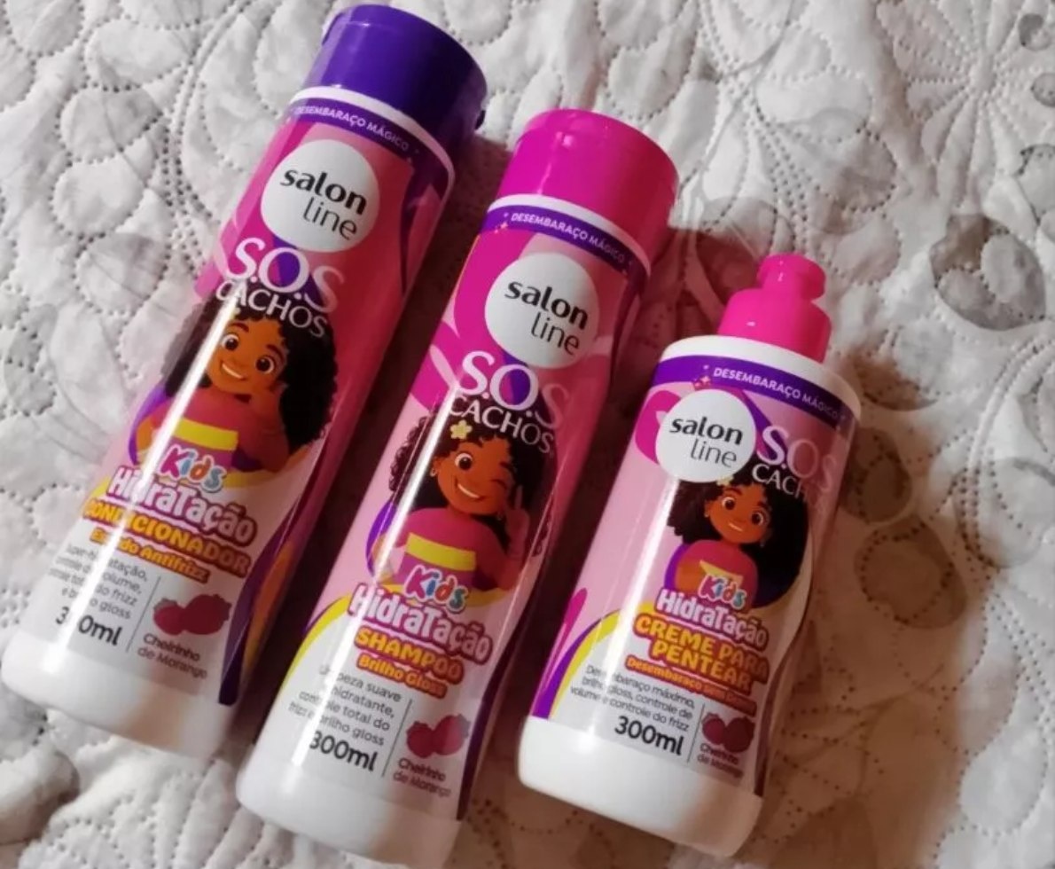 Kit 300ml SOS Cachos Kids Salon Line
