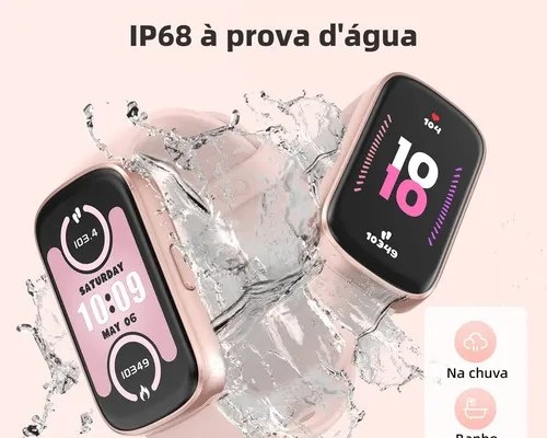 Relógio Inteligente Bettdow FB048 Smartband Rosa Prova DÁgua