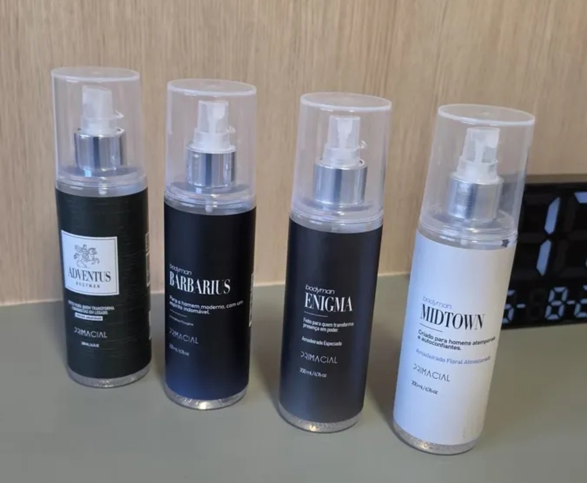 Kit 4 Body Splash Enigma, Midtown, Barbarius, Adventus - Primacial